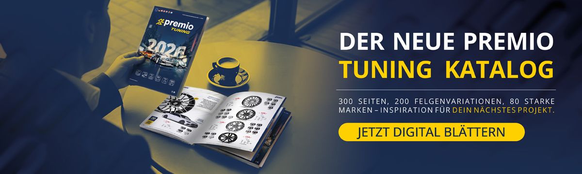 Der neue Premio Tuning Katalog - Jetzt online durchblättern